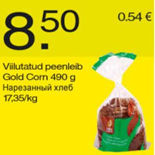 Allahindlus - Viilutatud peenleib Gold Corn