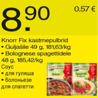 Allahindlus - Knorr Fix kastmepulbrid