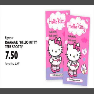 Allahindlus - Raamat "Hello Kitty teeb sporti" Egmant