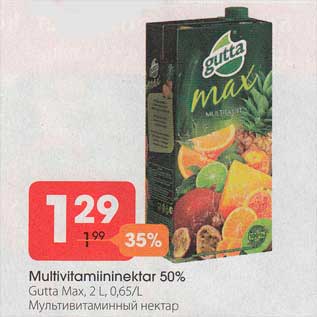 Allahindlus - Multivitamiininektar 50%