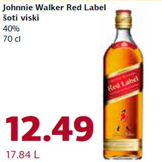 Allahindlus - Johnnie Walker Red Label šoti viski