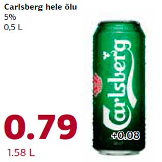 Allahindlus - Carlsberg hele õlu