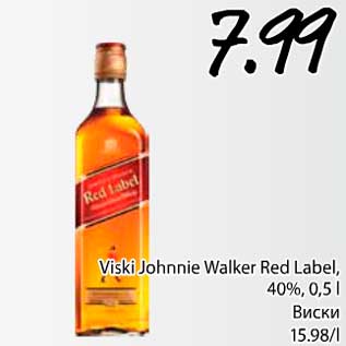 Allahindlus - Viski Johnnie Walker Red Label