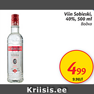 Allahindlus - Viin Sobieski