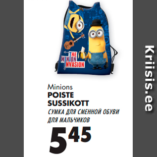 Allahindlus - Minions POISTE SUSSIKOTT