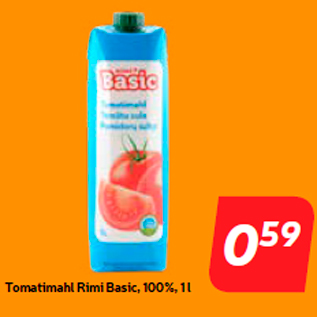 Allahindlus - Tomatimahl Rimi Basic, 100%, 1 l