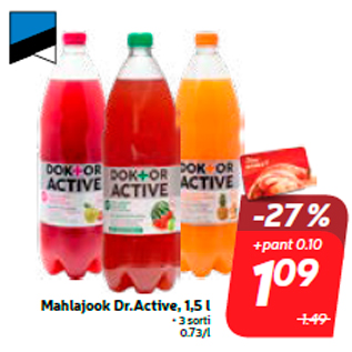 Allahindlus - Mahlajook Dr.Active, 1,5 l