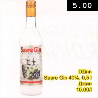 Allahindlus - Dzinn Saare Gin 40%, 0,5l