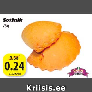 Allahindlus - Sotšnik 75g