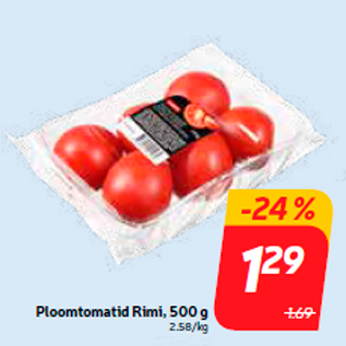 Allahindlus - Ploomtomatid Rimi, 500 g