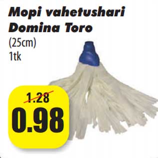 Allahindlus - Mopi vahetushari Domina Toro (25cm) 1tk