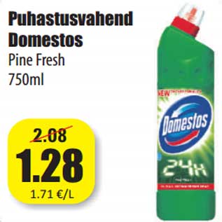 Allahindlus - Puhastusvahend Domestos Pine Fresh 750ml