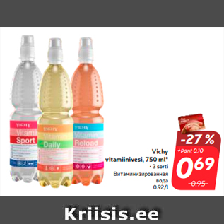 Allahindlus - Vichy vitamiinivesi, 750 ml*