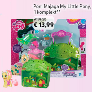 Allahindlus - Poni Majaga My Little Pony, 1 komplekt**