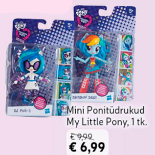 Allahindlus - Mini Ponitüdrukud My Little Pony,1 tk