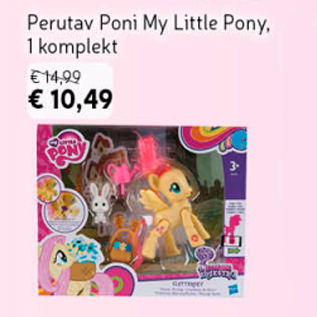 Allahindlus - Perutav My Little Pony, 1 komplrkt