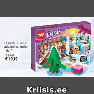 Allahindlus - LEGO Friends advendikalender, 1 tk**