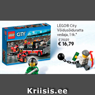 Allahindlus - LEGO City Võidusõiduratta vedaja, 1 tk*