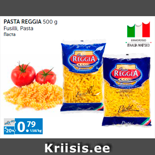 Allahindlus - PASTA REGGIA 500 g