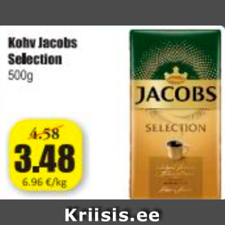 Allahindlus - Kohv Jacobs Selection 500 g