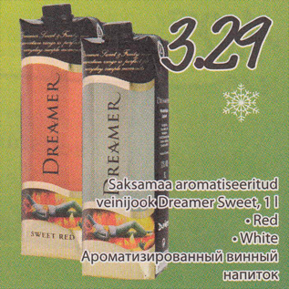 Allahindlus - Saksamaa aromatiseeritud veinijook Dreamer Sweet, 1 l