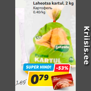 Allahindlus - Laheotsa kartul, 2 kg