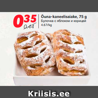 Allahindlus - Õuna-kaneelisaiake, 75 g