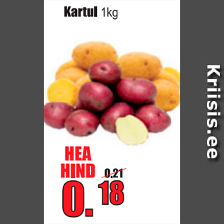 Allahindlus - Kartul 1 kg