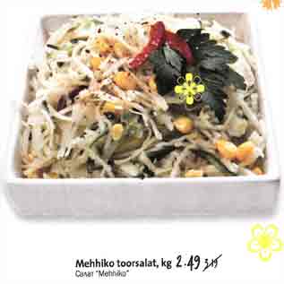 Allahindlus - Mehhiko toorsalat, kg