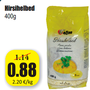 Allahindlus - Hirsihelbed 400g