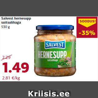 Allahindlus - Salvest hernesupp suitsulihaga 530 g