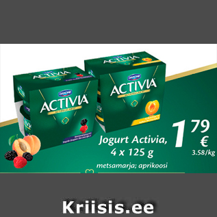 Allahindlus - Jogurt Activia