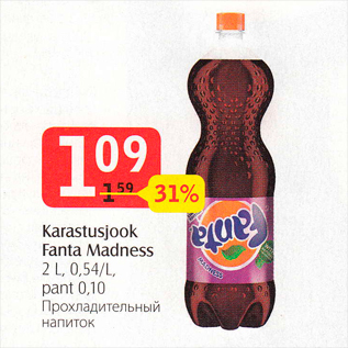 Allahindlus - Karastusjook Fanta Madness 2 L