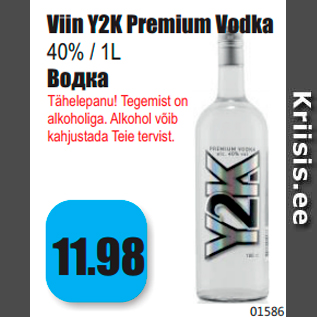 Allahindlus - Viin Y2K Premium Vodka