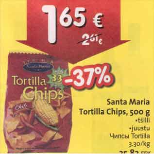 Allahindlus - Santa Maria Tortilla Chips