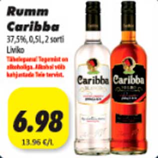 Allahindlus - Ruum Caribba 37,5%, 05l 2sorti