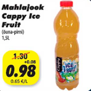 Allahindlus - Mahlajook Cappy Ice Fruit (õuna-pirni) 1,5l