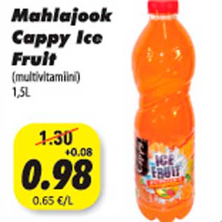 Allahindlus - Mahlajook Cappy Ice Fruit (multivitamiini)