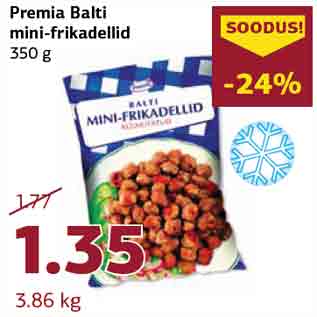 Allahindlus - Premia Balti mini-frikadellid 350 g