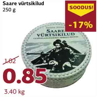 Allahindlus - Saare vürtsikilud 250 g