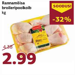 Allahindlus - Rannamõisa broileripoolkoib kg