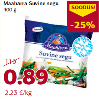 Allahindlus - Maahärra Suvine segu 400 g