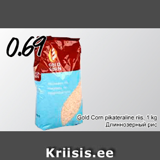 Allahindlus - Gold Corn pikateraline riis, 1 kg