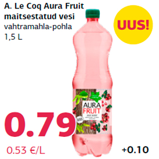 Allahindlus - A. Le Coq Aura Fruit maitsestatud vesi