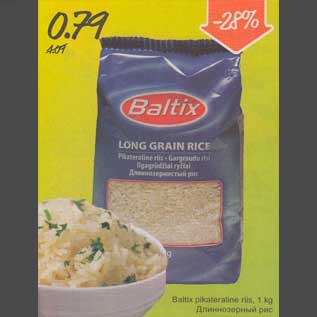 Allahindlus - Baltix pikateraline riis, 1 kg