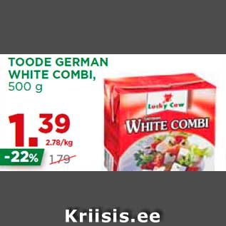 Allahindlus - TOODE GERMAN WHITE COMBI, 500 g