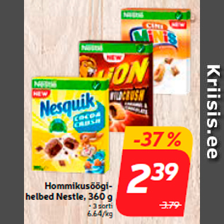 Allahindlus - Hommikusöögihelbed Nestle, 360 g