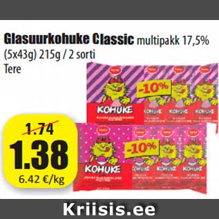 Allahindlus - Glasuurkohuke Classic