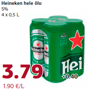 Allahindlus - Heineken hele õlu