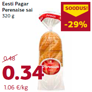 Allahindlus - Eesti Pagar Perenaise sai 320 g